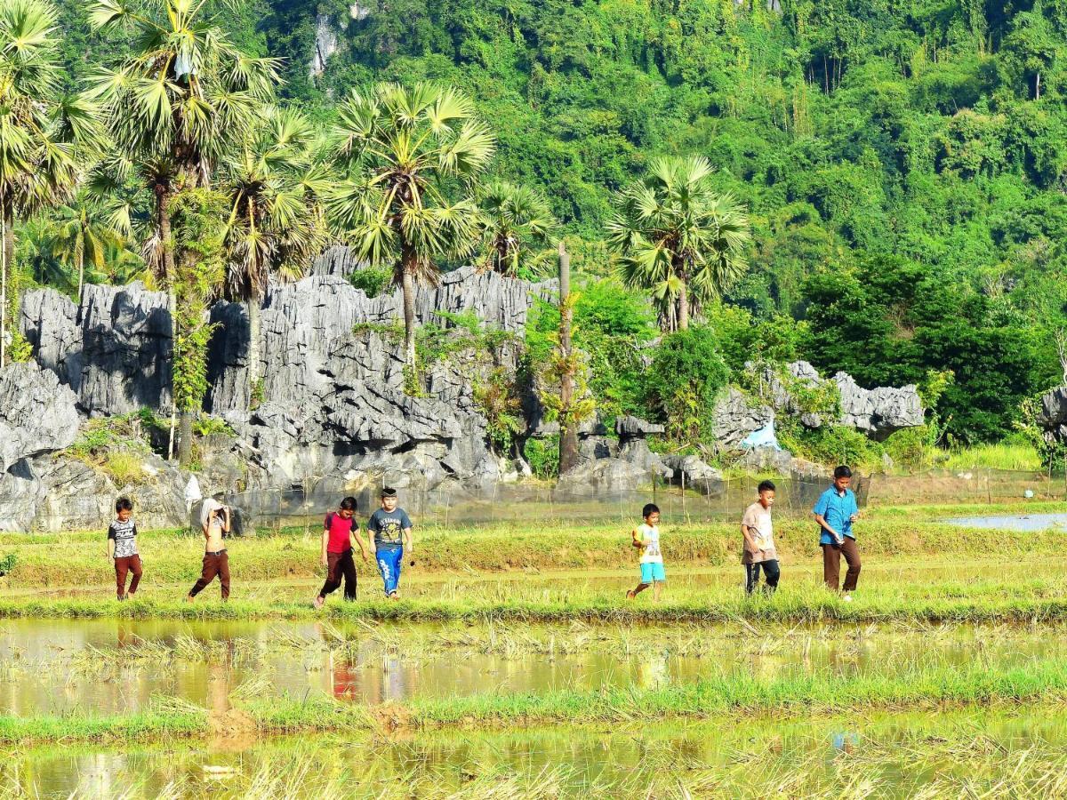 Rammang Rammang Eco Lodge Baloci 外观 照片
